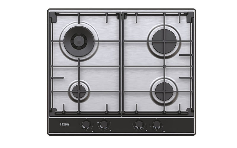 Haier HAHG6BR4S2X 60cm Gas Hob - Stainless Steel