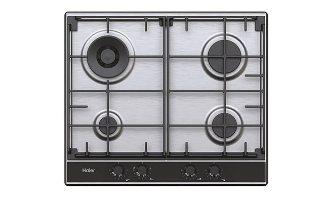 Haier HAHG6BR4S2X 60cm Gas Hob - Stainless Steel