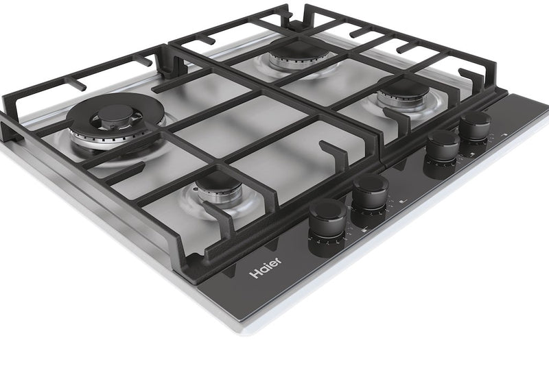 Haier HAHG6BR4S2X 60cm Gas Hob - Stainless Steel