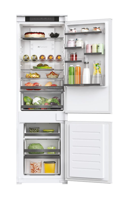 Haier HBW5518DK-1 Integrated 70/30 Fridge Freezer - White - D Rated