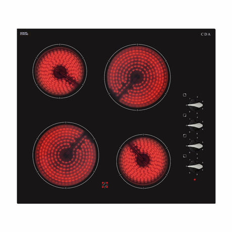CDA HC6212FR Four Zone Ceramic Hob