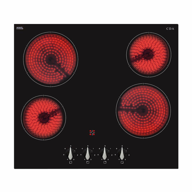 CDA HC6312FR Four Zone Ceramic Hob