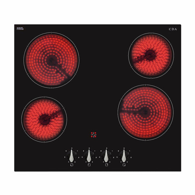 CDA HC6312FR Four Zone Ceramic Hob