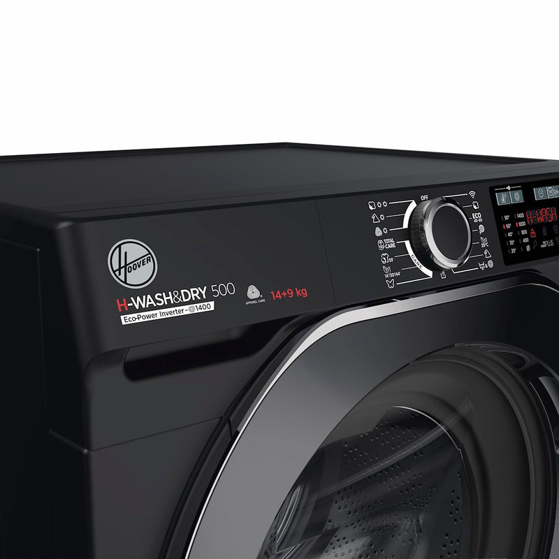 Hoover HD4149AMBCB/1-80 H-Wash&Dry 500 14/9kg 1400rpm D/A Rated Freestanding Washer Dryer - Black