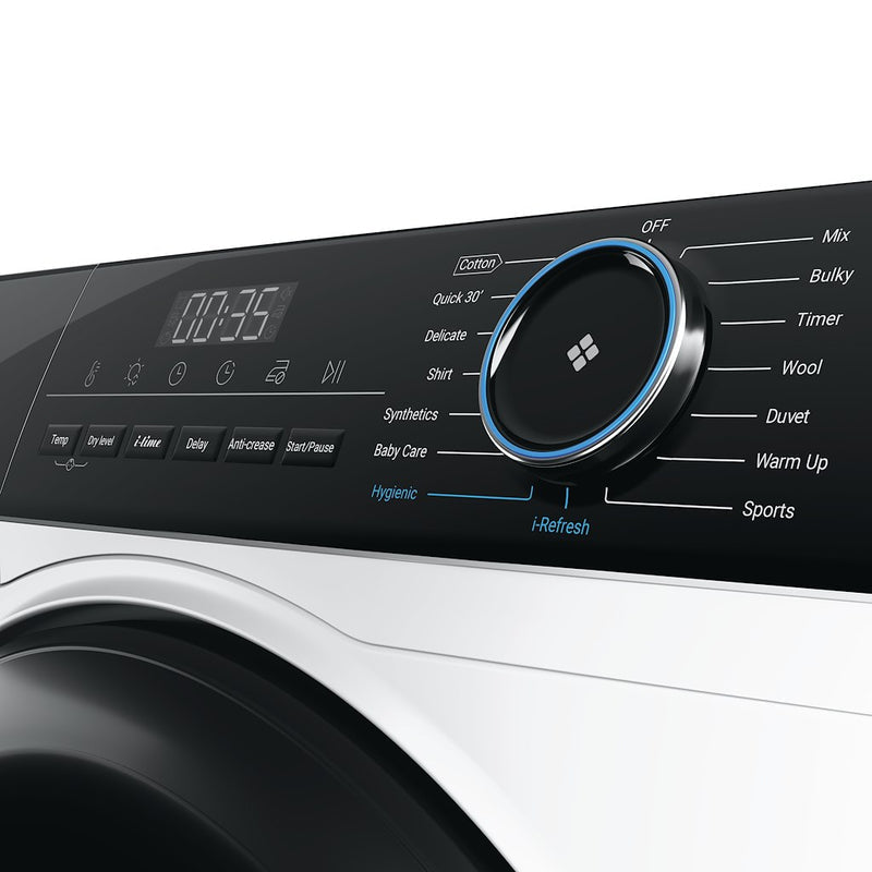 Haier HD80-A2939 I Pro Series 3 8kg Heat Pump Tumble Dryer - A++ Energy Rated- White