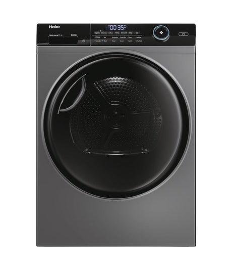 Haier HD90-A3959S I Pro Series 5 9kg Heat Pump Tumble Dryer - A+++ Energy Rated - Graphite