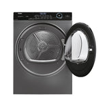 Haier HD90-A3959S I Pro Series 5 9kg Heat Pump Tumble Dryer - A+++ Energy Rated - Graphite