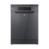 Hoover H-Dish 300 HF 4C7L0A-80 Freestanding 14 Place Setting Dishwasher - Graphite