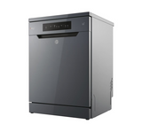 Hoover H-Dish 300 HF 4C7L0A-80 Freestanding 14 Place Setting Dishwasher - Graphite