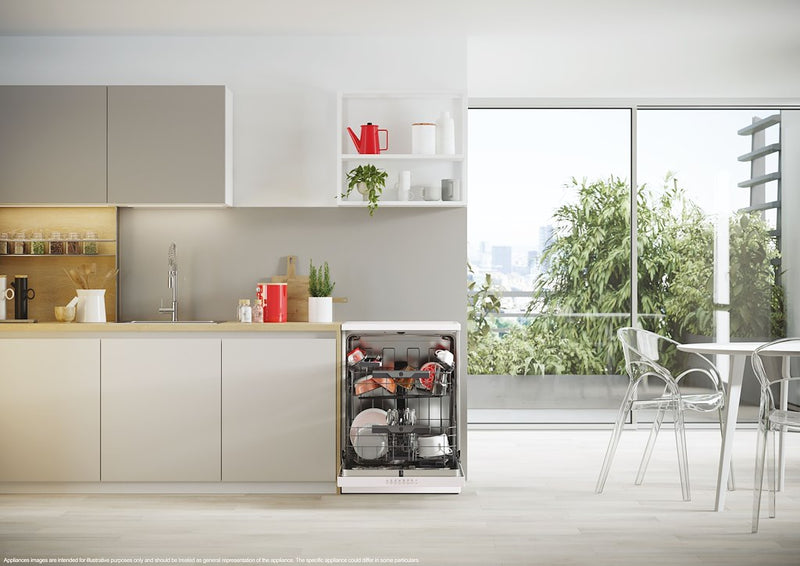 Hoover HF 6C2F0PW-80 Freestanding 60cm 16 Place Setting Dishwasher