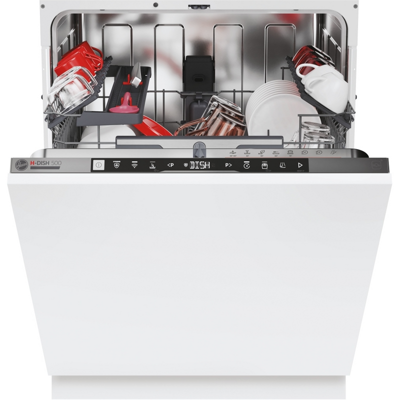 Hoover HI5C6F0S-80 60cm Built-In 15 Place Setting Dishwasher