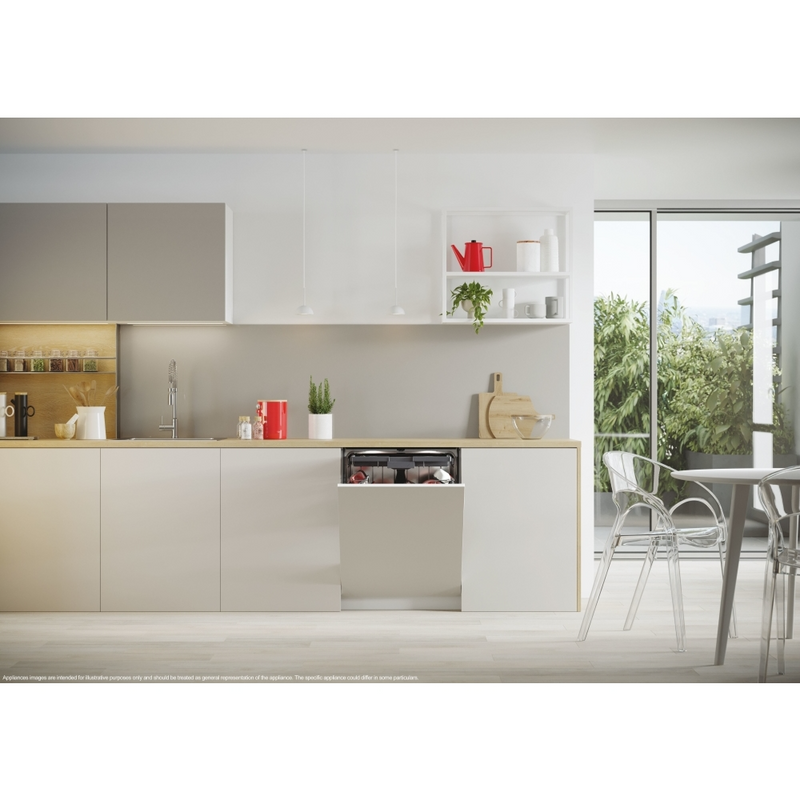 Hoover HI 6B2S3PSTA-80 60cm Built-In 16 Place Setting Dishwasher