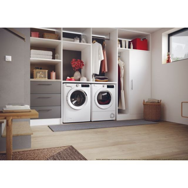 Hoover HLE H9A3TE-80/N H-Dry 300 9kg A+++ Rated Freestanding Tumble Dryer - White