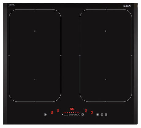 CDA HN6841FR Four Zone Induction Hob with Illuminated Front Edge