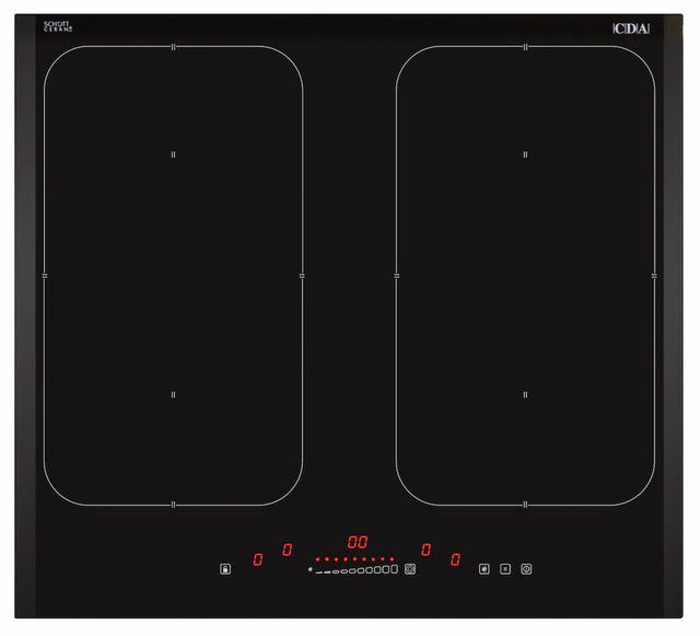 CDA HN6841FR Four Zone Induction Hob with Illuminated Front Edge