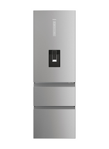 Haier HTW5618DWMG 3 Door Fridge Freezer - Silver - D Rated