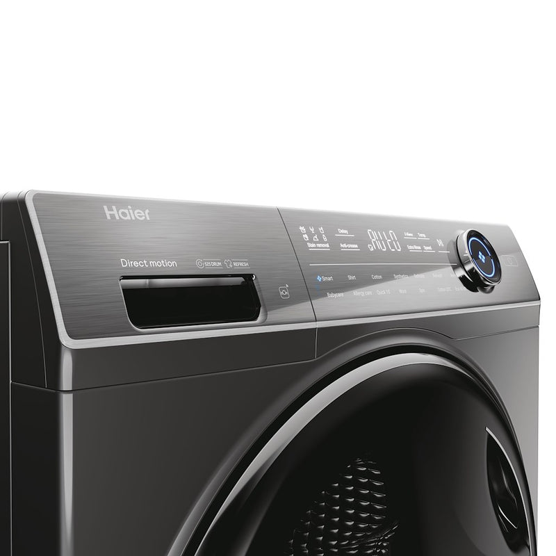 Haier HW100-BD14979S8U1 I-Pro Series 7 Plus 10kg 1400rpm A Rated Freestanding Washing Machine - Graphite