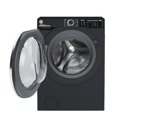 Hoover HW 49AMBCB/1-80 H-WASH 500 9kg 1400rpm A Rated Freestanding Washing Machine - Black