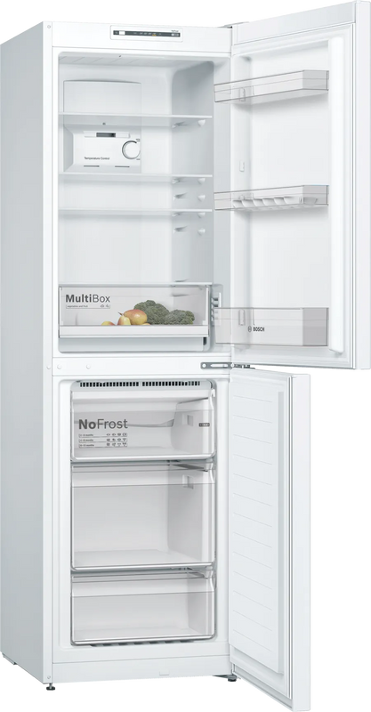 Bosch Series 2 KGN34NWEAG, Free-standing fridge-freezer with freezer at bottom