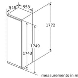Neff N 90 GI7815CE0G, Built-in freezer