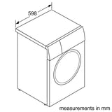 Bosch Series 6 WGH254ARGB, Washing machine, front loader