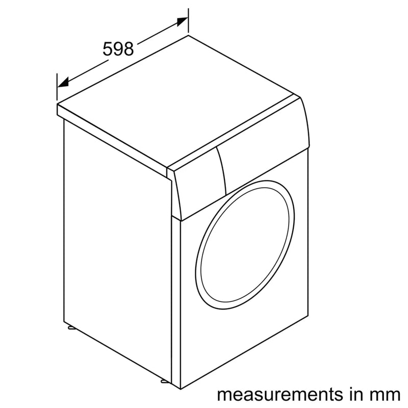Bosch Series 8 WGB256A2GB, Washing machine, front loader
