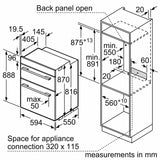 Neff N 50 U2ACH7AG7B, Built-in double oven