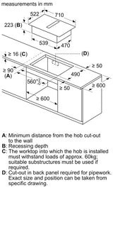 Siemens iQ 500 ED711HQ26E, Induction hob with integrated ventilation system