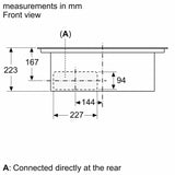Neff N 70 V57YHQ4C0, Induction hob with integrated ventilation system