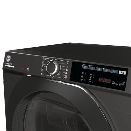 Hoover NDEH10A2TCBER-80 H-Dry 500 10kg Heat Pump Tumble Dryer with Aquavision, A++ Energy Rated - Graphite