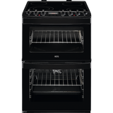 AEG CCB6740ACB SteamBake Ceramic Electric Cooker with Double Oven