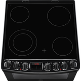 AEG CCB6740ACB SteamBake Ceramic Electric Cooker with Double Oven