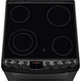 AEG CCB6740MCB 6000 SteamBake Ceramic Electric Cooker with Double Oven