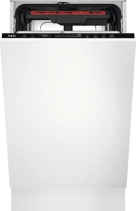 AEG FSE73507P 7000 GlassCare Fully Integrated Slimline Dishwasher with AirDry Technology + 10 Place Settings