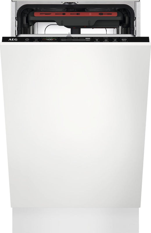 AEG FSE73507P 7000 GlassCare Fully Integrated Slimline Dishwasher with AirDry Technology + 10 Place Settings