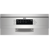 AEG FFB73527ZM 7000 GlassCare Freestanding Slimline Dishwasher with AirDry Technology + 10 Place Place Settings