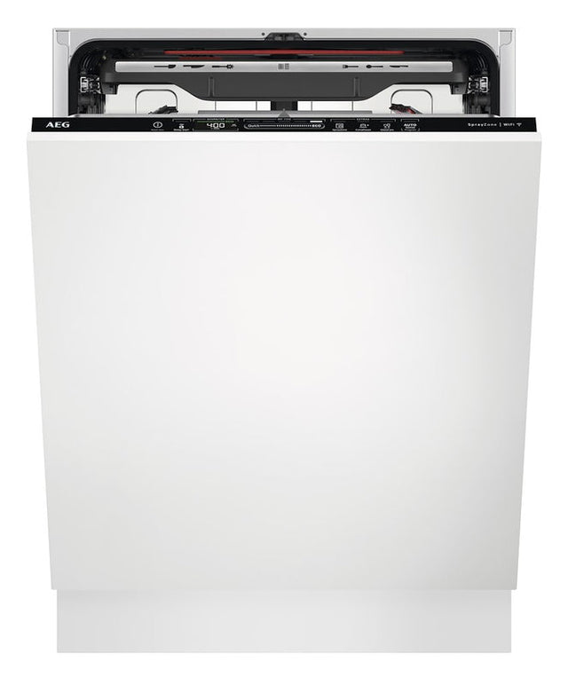 AEG FSE84708P 8000 SprayZone Fully Integrated Dishwasher with AirDry Technology + 15 Place Settings