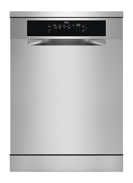 AEG FFB93807PM 9000 ComfortLift Freestanding Dishwasher with AirDry Technology + 14 Place Settings