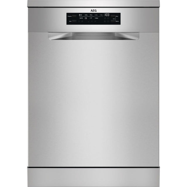 AEG FFB73727PM 7000 GlassCare Freestanding Dishwasher with AirDry Technology + 15 Place Settings