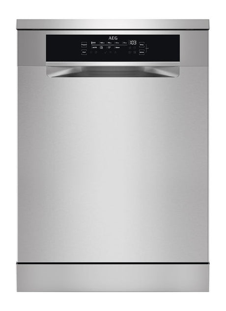 AEG FFB83707PM 8000 SprayZone Freestanding Dishwasher with AirDry Technology + 15 Place Settings