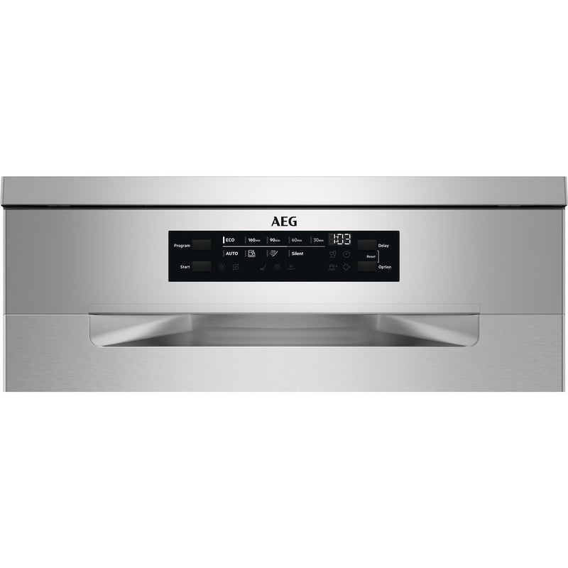 AEG FFB73727PM 7000 GlassCare Freestanding Dishwasher with AirDry Technology + 15 Place Settings