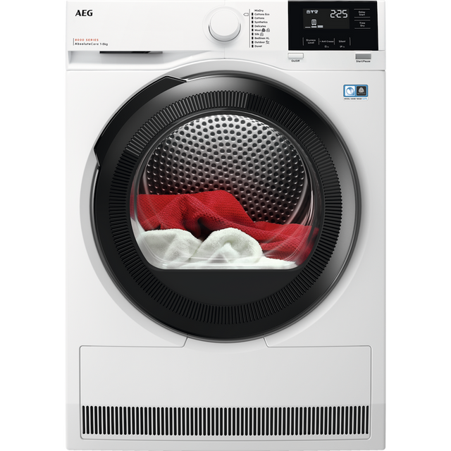 AEG TR818P4B 8000 Series 8kg Heat Pump Tumble Dryer