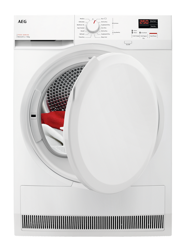 AEG TR708L0B 7000 Series 8kg Heat Pump Tumble Dryer