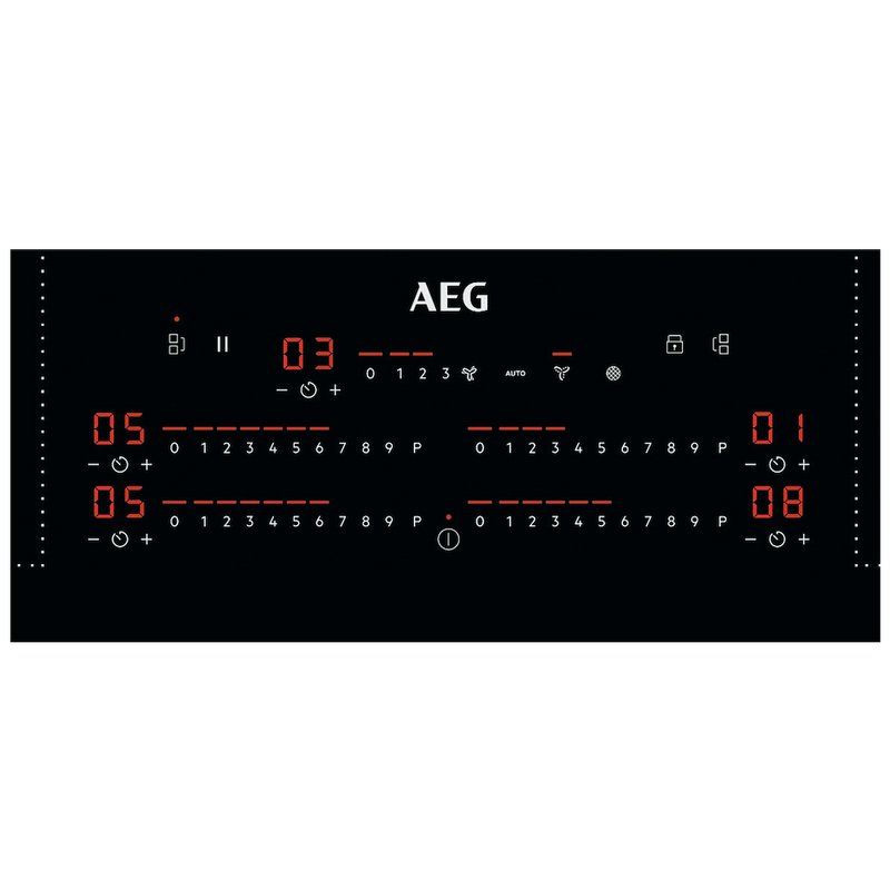 AEG CCE84751FB 83cm Recirculating Air Venting Flex Induction Hob