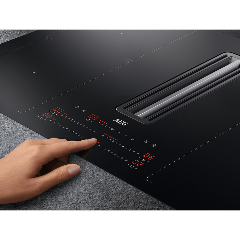 AEG CDE84751FB 8000 Induction Hob with Extractor