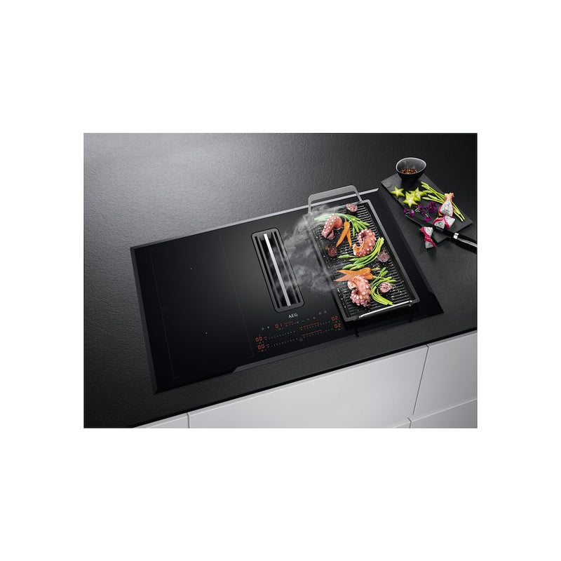 AEG CDE84751FB 8000 Induction Hob with Extractor