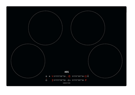 AEG IKX84401CB 3000 Basic Induction Induction Full Hob with Hob2Hood