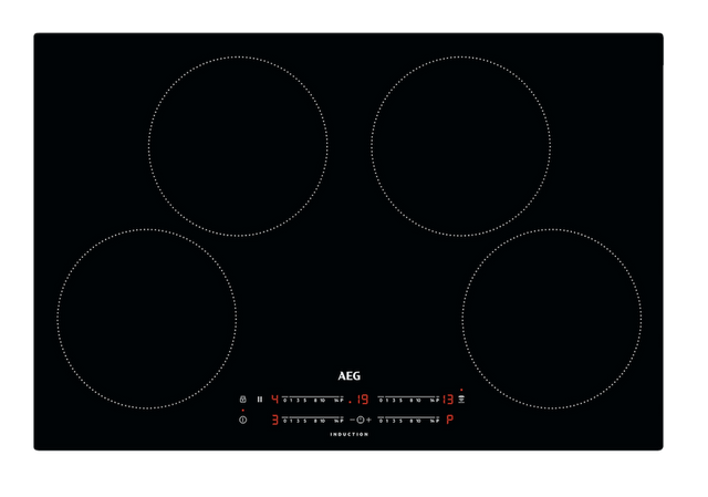 AEG IKX84401CB 3000 Basic Induction Induction Full Hob with Hob2Hood