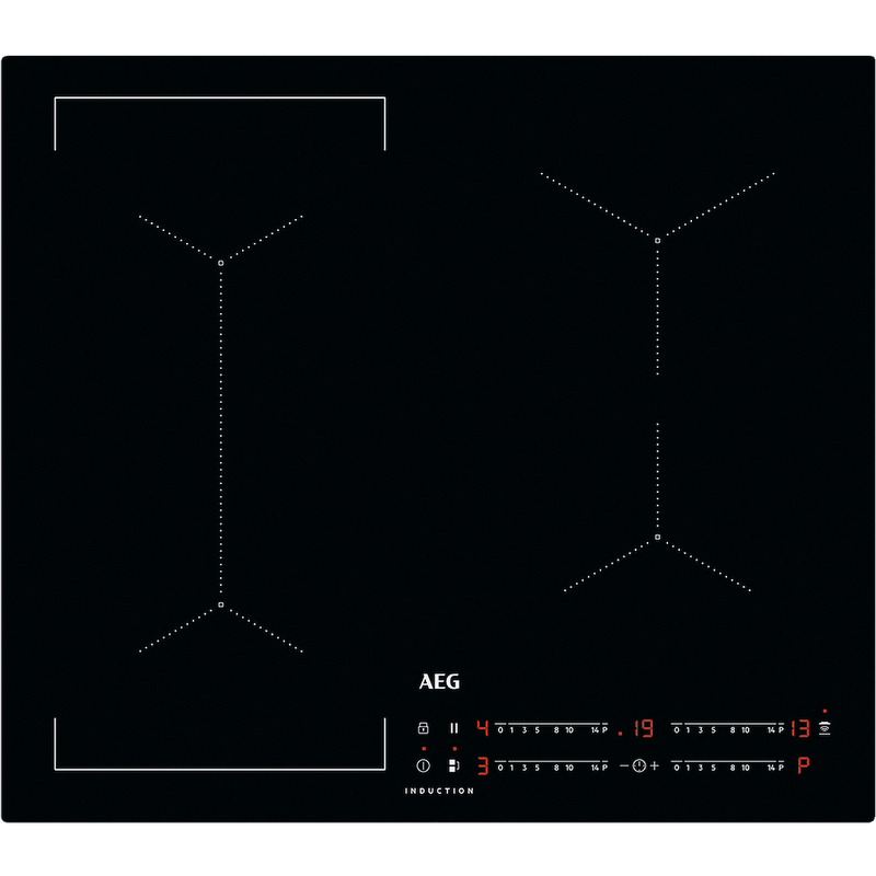 AEG IKX64441CB 6000 Bridge Full Induction Hob with Hob2Hood