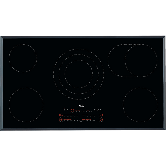 AEG HRE95770FB 3000 Radiant Ceramic Hob with Hob2Hood
